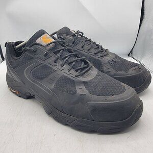 Carhartt Lightweight Mens 15 Black Low Work Hiker Steel Toe Work Shoes